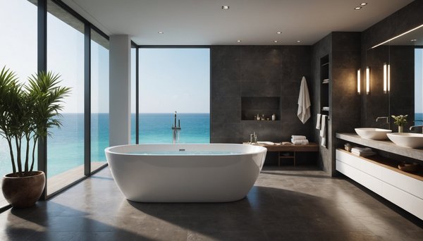 Baignoire ilot 160, thalassor : le luxe dans votre salle de bain
